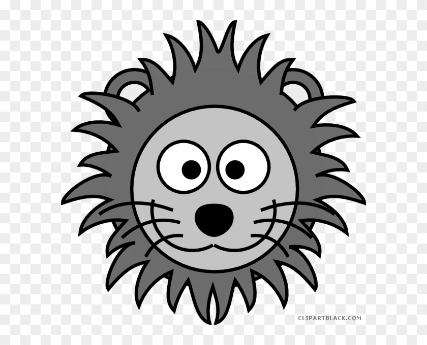 Cartoon Lion Animal Free Black White Clipart Images - Animal Coloring Book: An Amazing Animal Coloring Adventure #881930