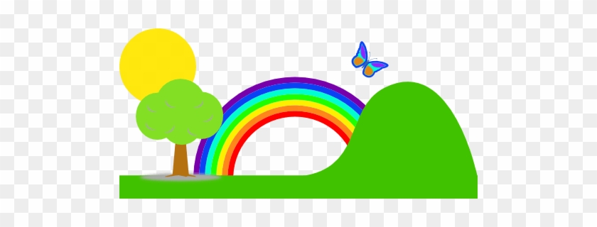 Rainbow Background Clipart Kid - Clip Art #881969