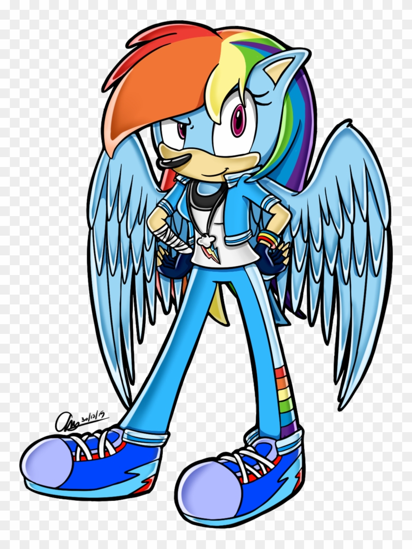 Mysteryponyfan, Hedgehog, Plantigrade Anthro, Rainbow - Rainbow Dash #881972