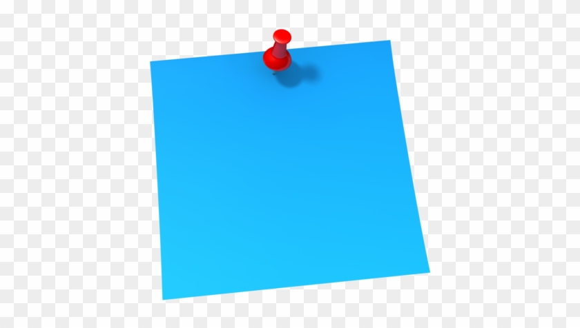 Sticky Notes Png - Blue Sticky Note #881997