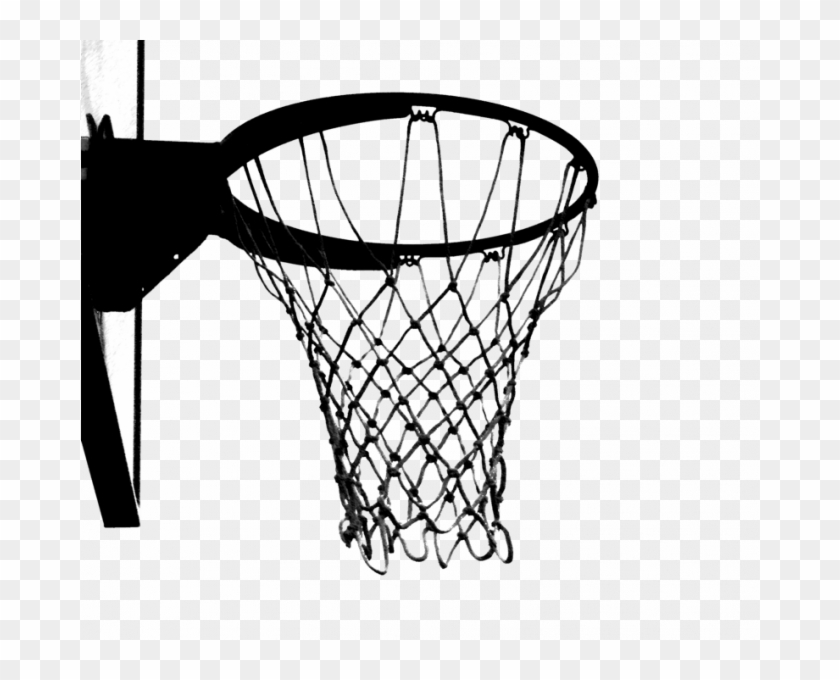 Basketball Goal Clipart - Drawings Of Basketball Rim #882014