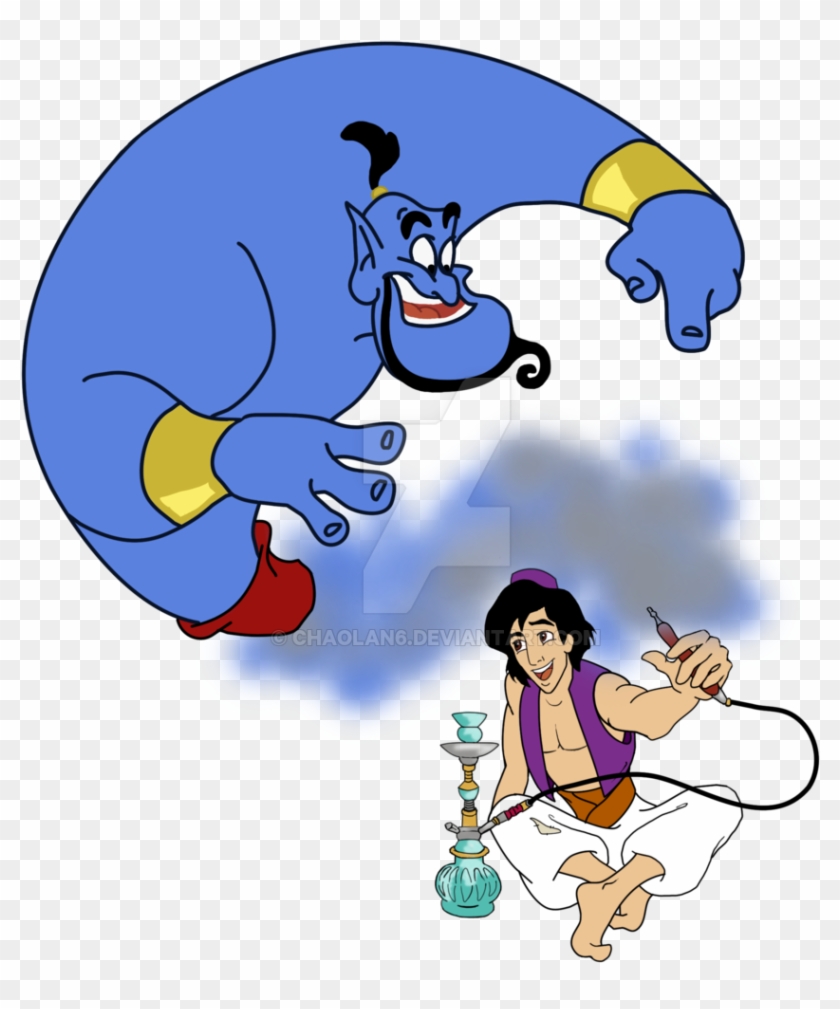 Cartoon Hookah Tobacco Pipe - Hookah Aladdin #882121