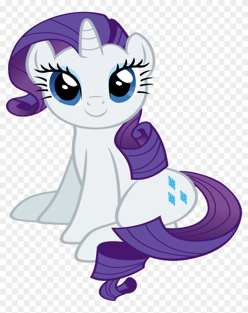 Cute Purple-mane Baby Unicorn Tattoo Design By Slb94 - My Little Pony Rarity Sitting #882155