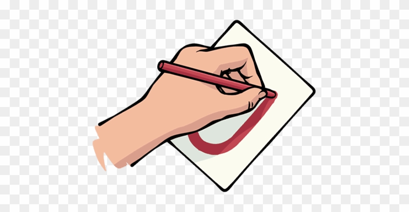 Hand Emoji Clipart Left Handed - Cartoon Left Hand Writing #882304