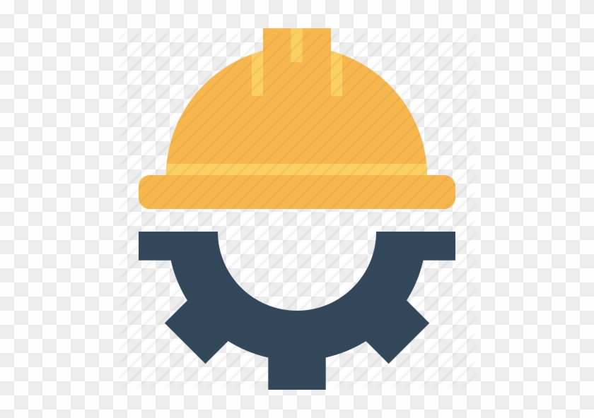 Helmet Clipart Engineer - Construction And Engineering Icon #882315