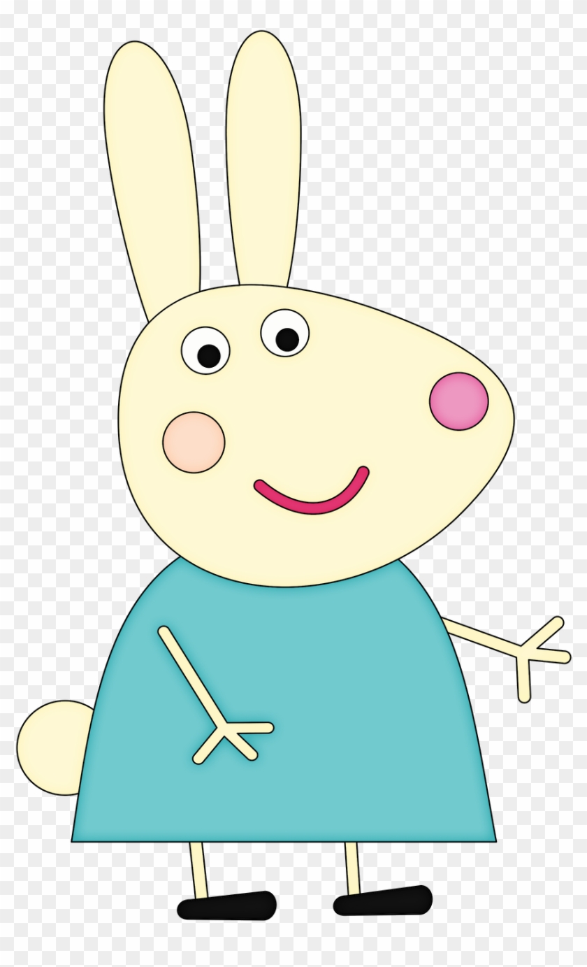Cake Peppa Pig Characters Rabbit Free Transparent Png Clipart