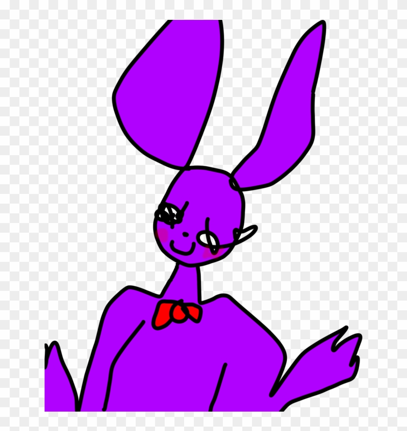 I Tried To Draw Bonnie With My Left Hand By Lenafurry - I Tried To Draw Bonnie With My Left Hand By Lenafurry #882386