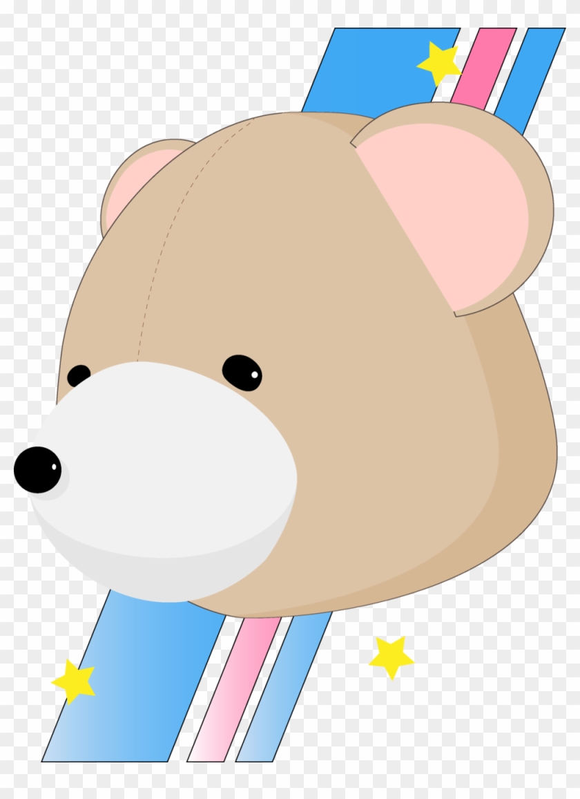 Portrait Of A Patchy Bear - Cartoon #882391
