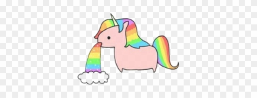 Model Image Graphic Image - Unicorn Throwing Up Rainbow #882427