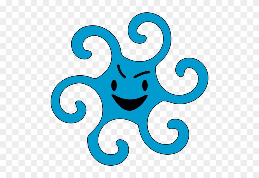 Blue Star Evil Monster Clipart - Clip Art #882455