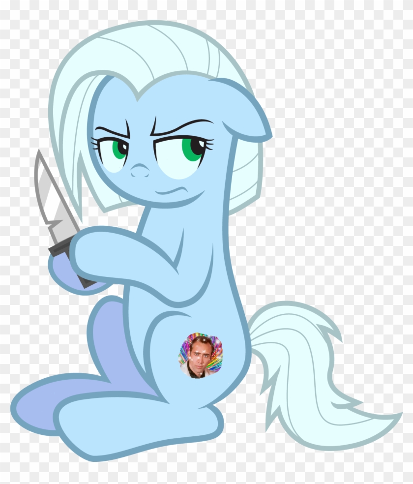 Tracy Cage, The Element Of Unoriginality, Is A Blue - Cartoon #882461