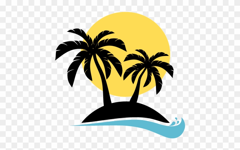 Condominium - Palm Tree Illustration Vector #882539