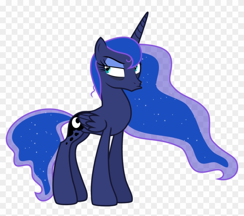 Accessory-less Edit, Alicorn, A Royal Problem, Artist - Mlp Princess Luna Sad #882542