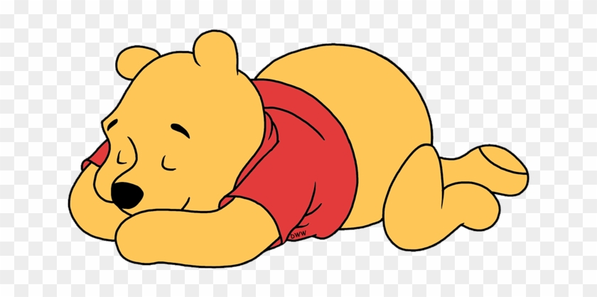 Winnie The Pooh Clipart Sleepy - Winnie The Pooh Sleeping #882598