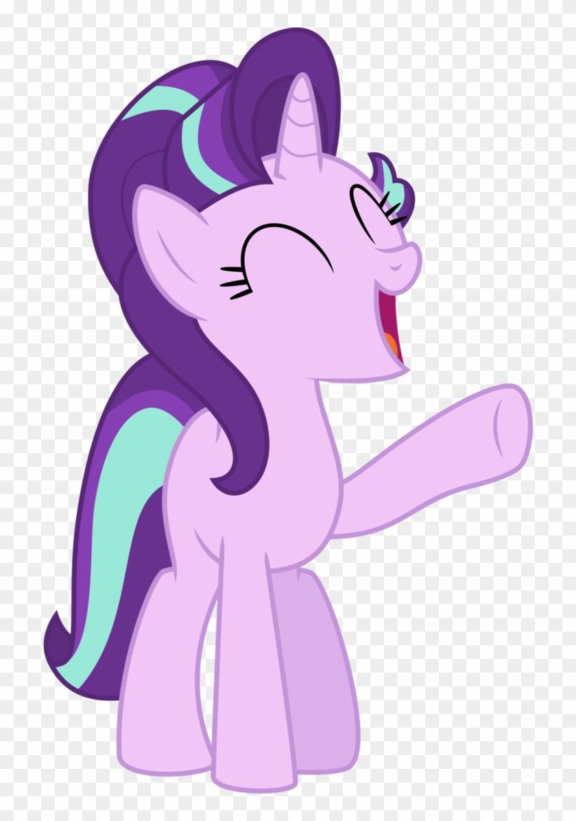 Starlight Glimmer Happy By Cloudyskie - Mlp Starlight Vector #882669