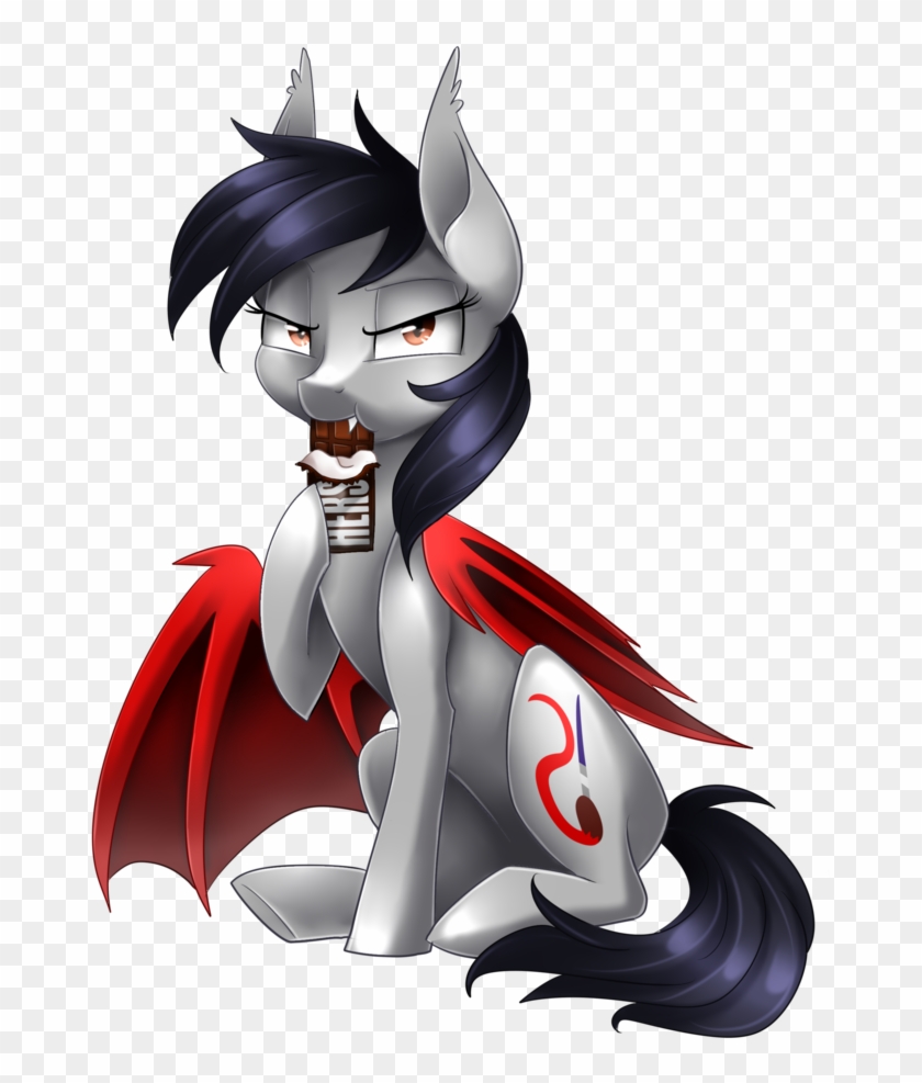 Scarlet-spectrum, Bat Pony, Candy, Chocolate, Cute, - Cartoon #882705