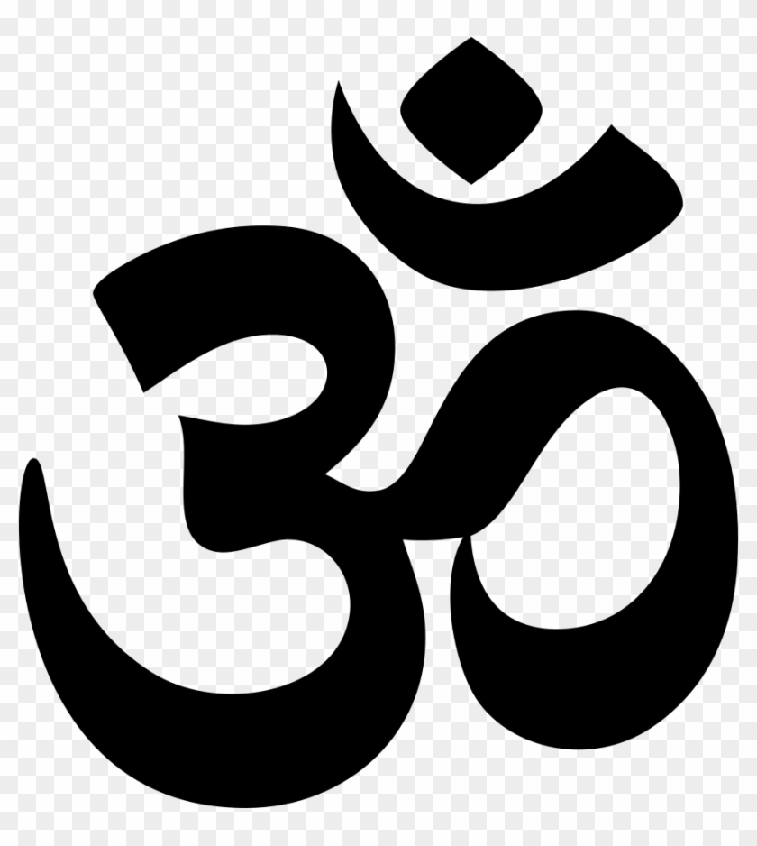 Shiva Om Symbol Hinduism Clip Art - Simbolo Om Png #882762