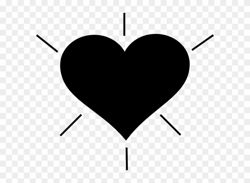 Black Heart-2 Clip Art At Clker - Heart #882833