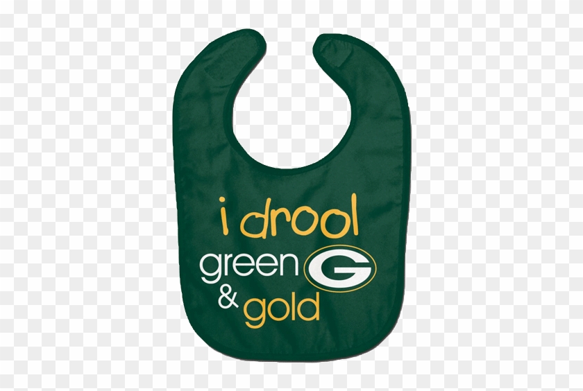 Green Bay Packer I Drool Green & Gold All Pro Bib With - Nhl Minnesota Wild Wcra2194714 All Pro Baby Bib #882934