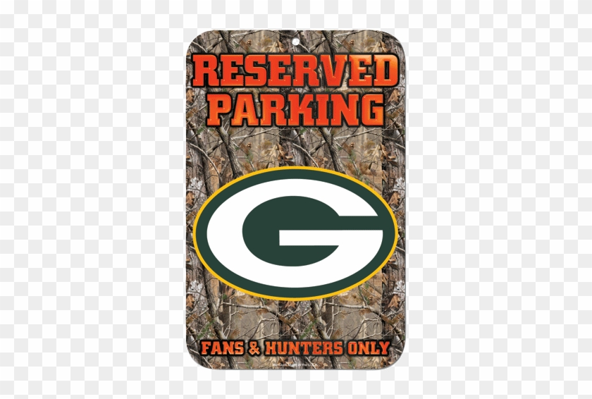 Green Bay Packers Reserved Parking Sign 11"x17" 6 Pc - Wincraft Iowa Hawkeyes Real Tree Camo Plastic Sign #882949