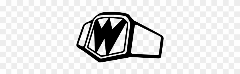 Free Wrestling Championship Belt Vector Icon - Championship Belt Cartoon Png #882971