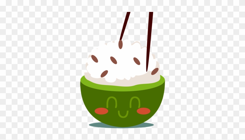 Sushi And Chinese Food Emojis Messages Sticker-1 - Sushi #883006