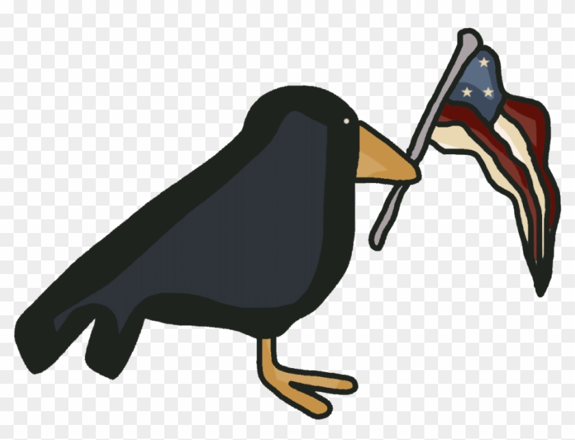 Crow Clipart Black Bird - Crow Clipart Black Bird #883105