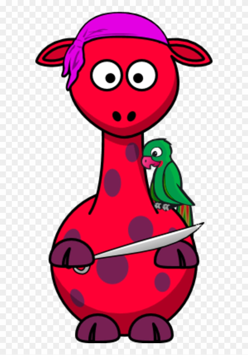 Sword Clip Art - Cartoon Giraffe #883145