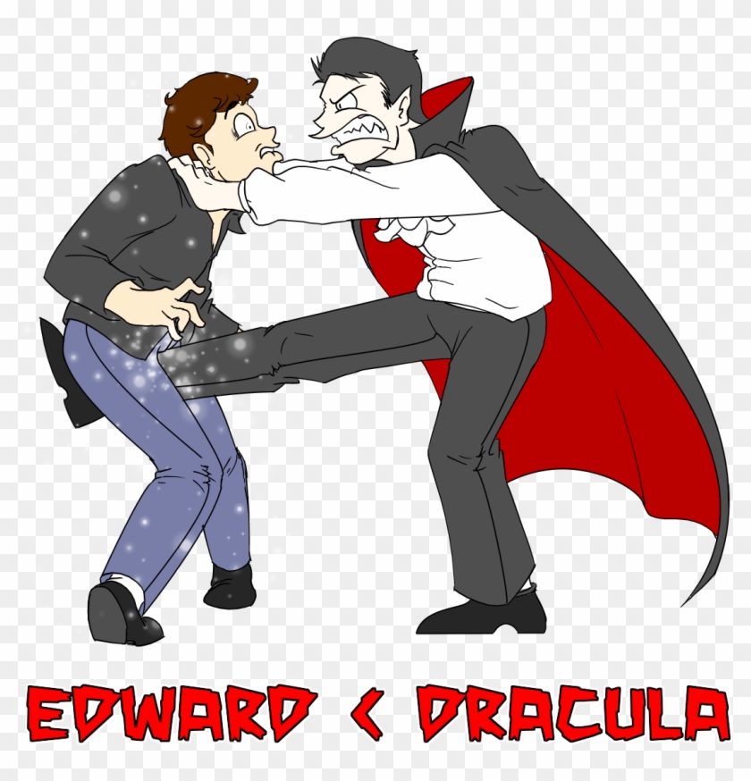 Twilight Clipart Dracula - Dracula Vs Edward #883308