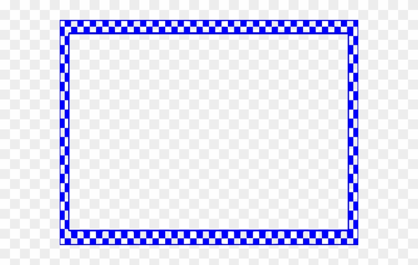 Checkerboard Border Clip Art - Red And White Border Png #883357