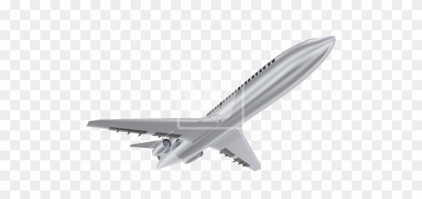 Airplane On The Sky Png - 3d Airplane Background Png #883356