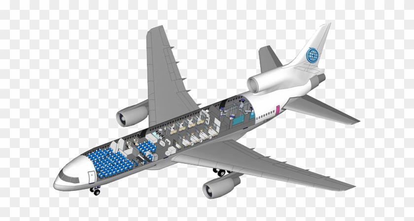 Artist's Sketch Of The Global Flight Relief's L-1011 - Operation Blessing Flying Hospital #883375