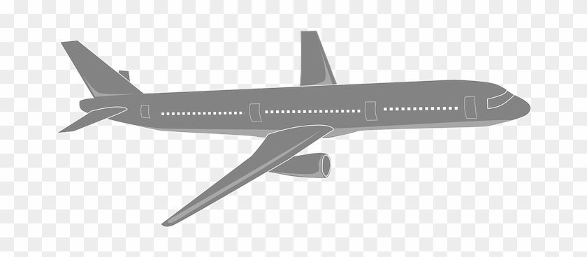 Airplane, Flying, Plane, Aircraft, Air - Aeroplane Black And White #883384