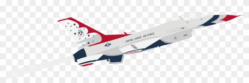 Follow The Flight - Air Force Thunderbird Png #883387