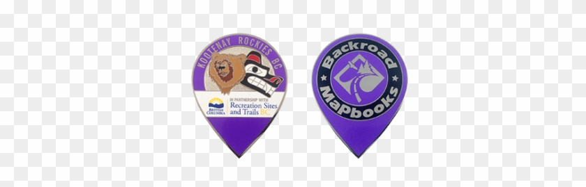 Backroad Mapbooks Kootenay Rockies Coin - Badge #883474