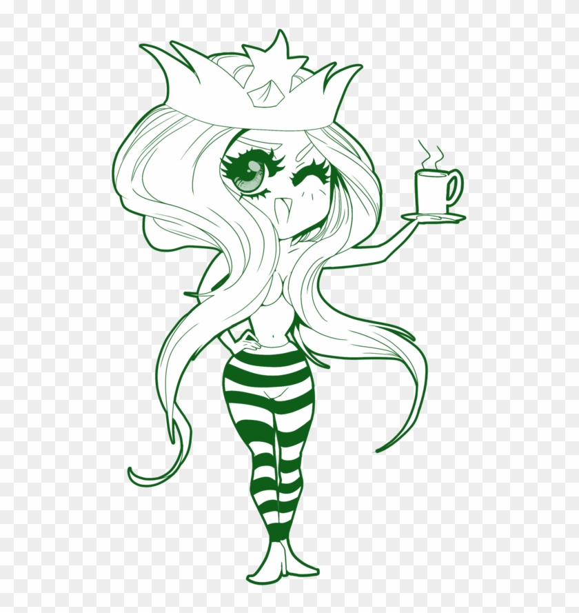 Drawn Starbucks Deviantart - Easy Cute Starbucks Drawing #883546