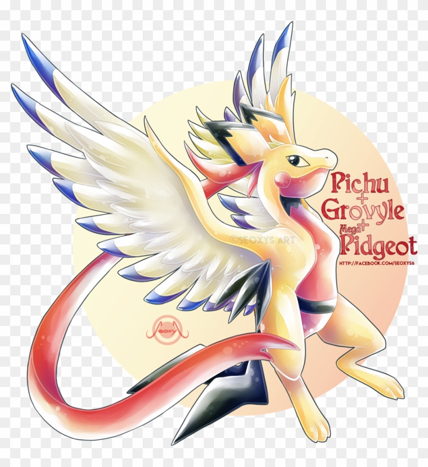 Pichu X Grovyle X Mega Pidgeot By Seoxys6 D9fvl7c Feedyeti - Pokémon #883647