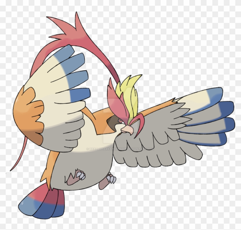 Mega Pidgeot By Reallydarkandwindie - Pokemon Mega Pidgeot Evolution #883727