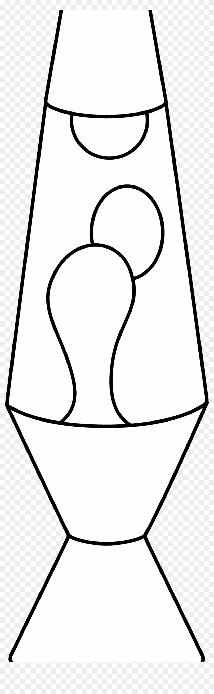 Free Coloring Pages Of Gas Lamp - Drawing Of A Lava Lamp #883767