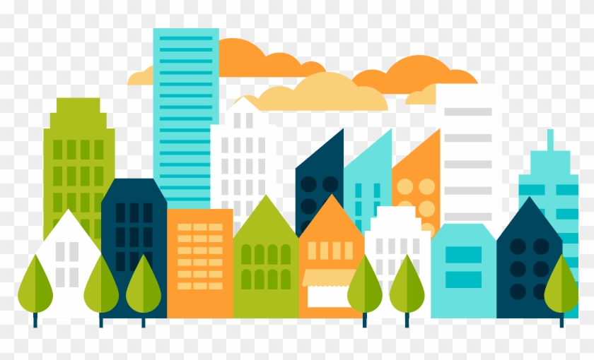 Smart-city - Smart City Vector Png #883800