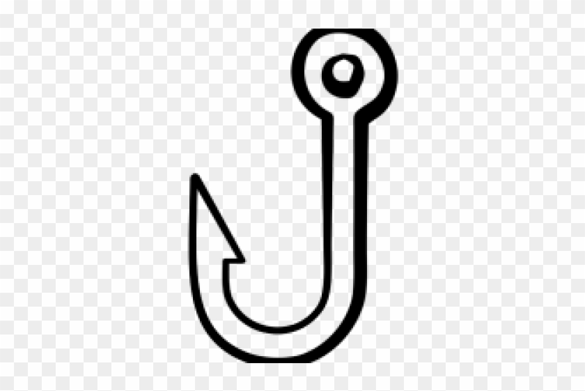 Fishing Hook Clipart - White Hook Clip Art #883892