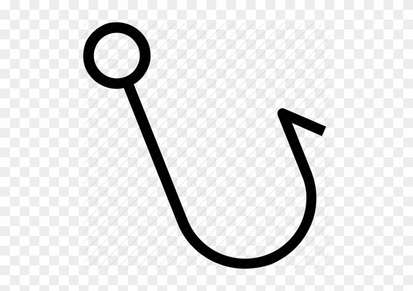 Fish Hook At Gets For Personal Use - Fishing Rod Hook Png #883913