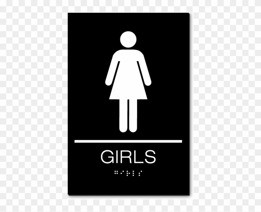 Girls Restroom Sign - Signage For Comfort Room #883929