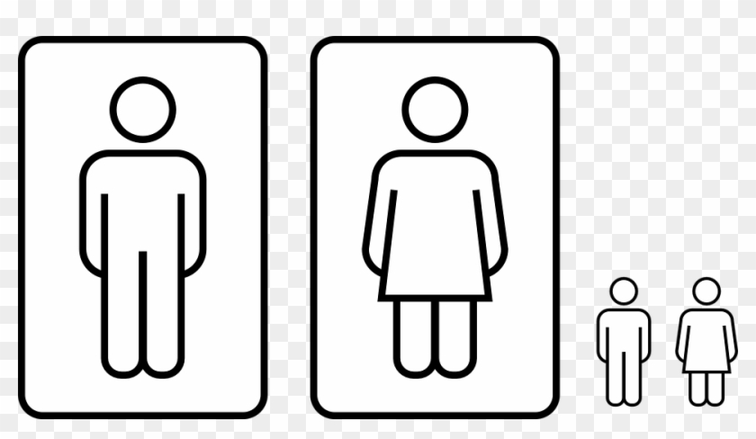 Collection Of Restroom Sign Images - Bathroom Icon #884010