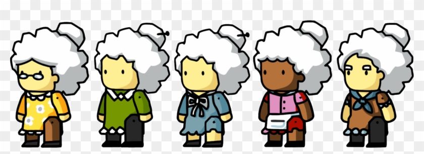 Grandmother - Scribblenauts Wiki - Grandmothers Cartoon #884132