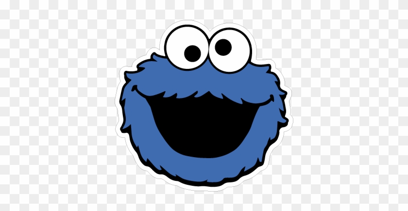 Clipart 52365 - Cookie Monster Cut Out #884137