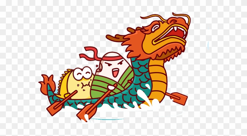 Zongzi Dragon Boat Festival Bateau-dragon Cartoon - 端午 节 海报 #884151