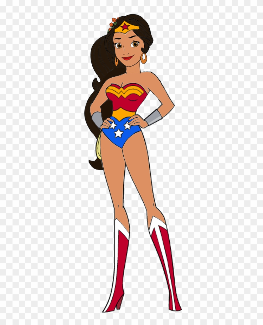 Princess Elena As Wonder Woman By Darthranner83 - Kim Possible Character Hot #884206