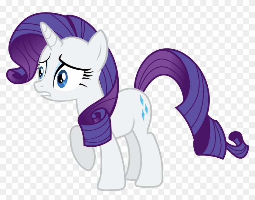 Rarity Vector - My Little Pony Rarity Confused #884283