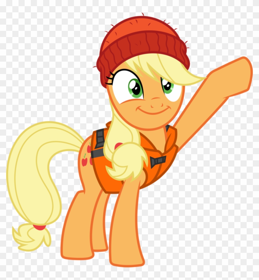 Applejack Salute S6e22 By Kevinerino - My Little Pony Apple Jacks Baby #884268